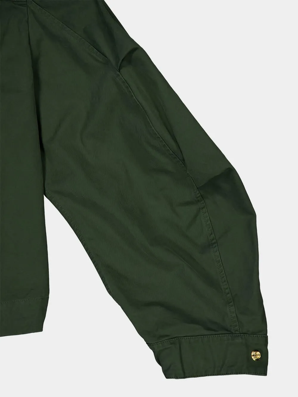 Green Hooded Jacket