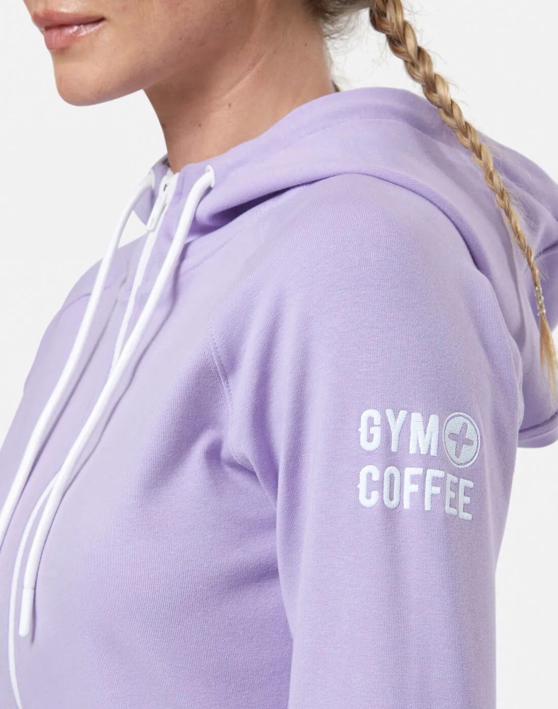 Gym+Coffee Womens Chill Full Zip Hoodie