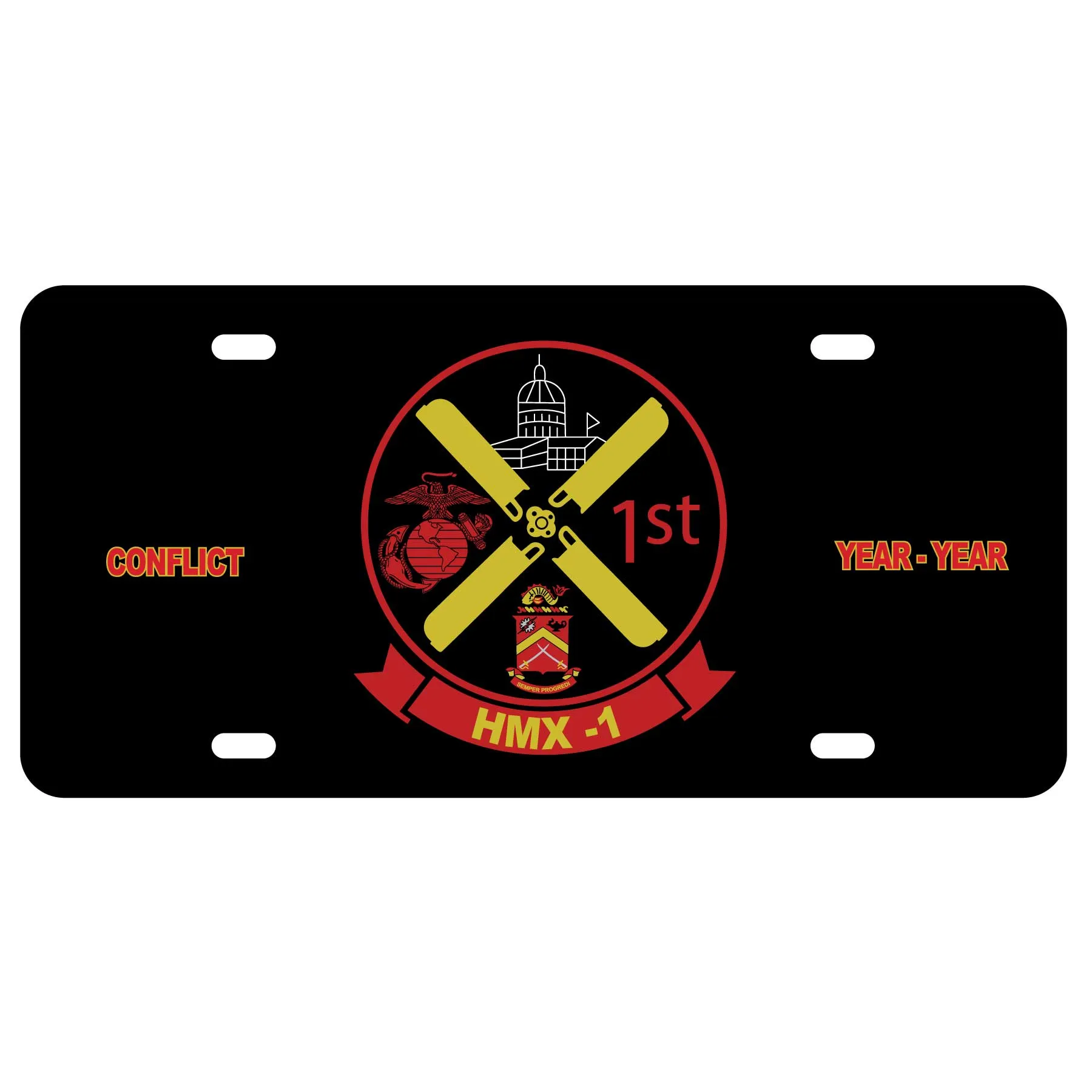 HMX-1 License Plate