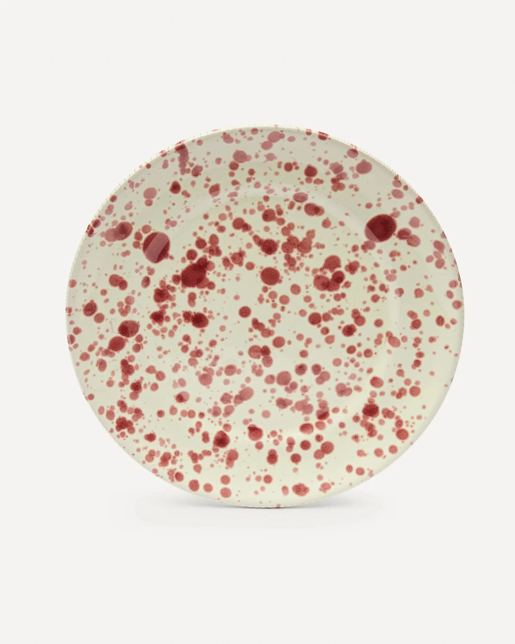 Hot Pottery Cranberry Dinner Plate