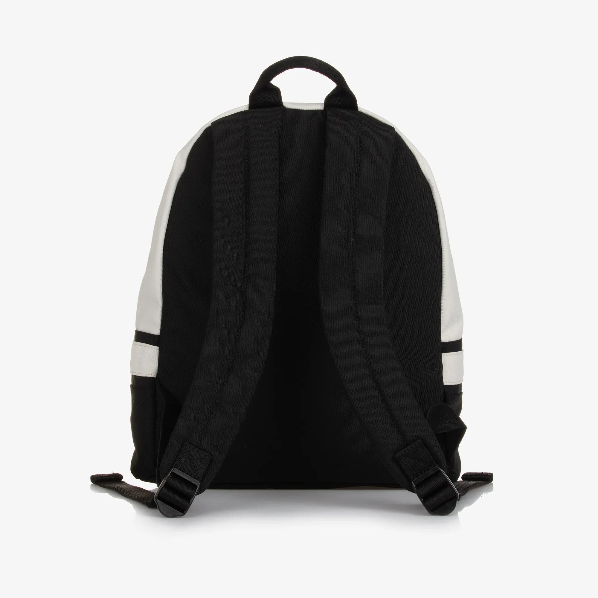 Ivory & Black Canvas Backpack (34cm)