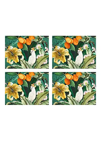 Joe Browns Totally Tropical Set of 4 100% Cotton Placemats | Kaleidoscope