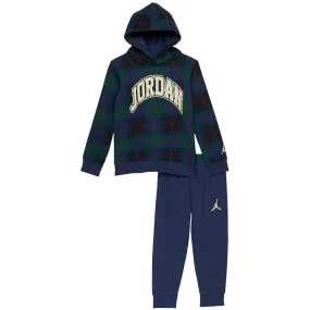 Jordan Kids Essentials Plaid Pullover Set (Toddler)