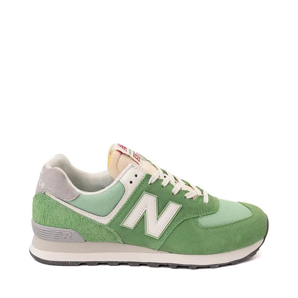 Journeys Mens New Balance 574 Athletic Shoe - Green