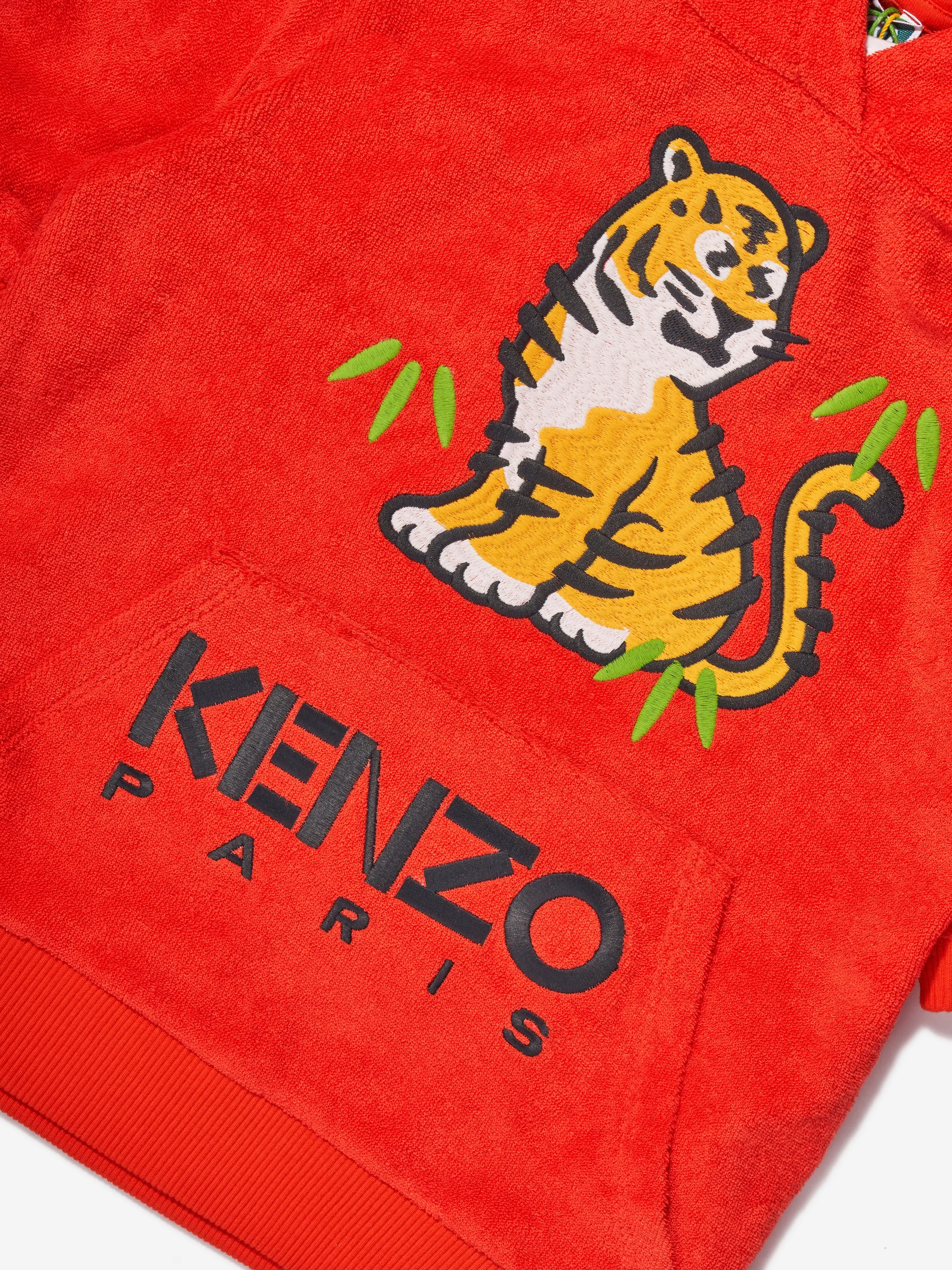 KENZO Boys Kotora Hoodie in Red