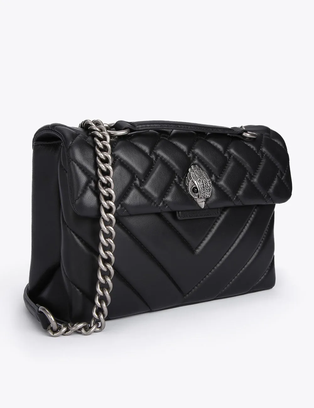 KURT GEIGER LEATHER KENSINGTON X BAG