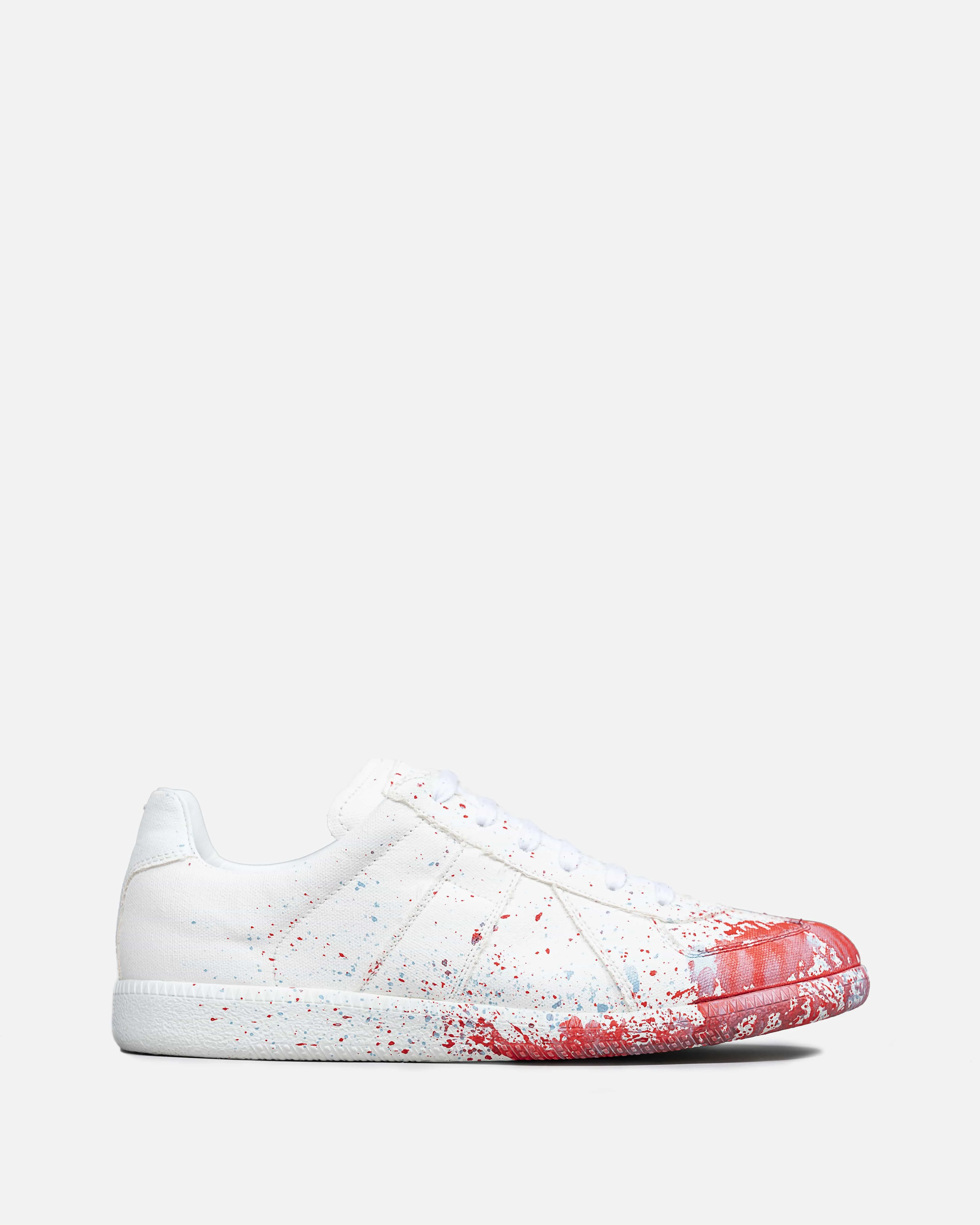 Maison Margiela Replica Paint Drop Sneakers in White