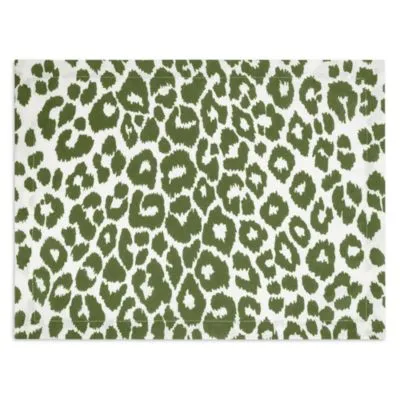 Matouk Iconic Leopard Placemats, Set of 4