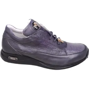 Mauri 8900 Nappa &amp; Croco Sneakers Gray (Special Order)