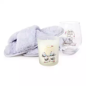 Me to You Moon & Back Slipper, Candle & Wine Glass Set | Kaleidoscope