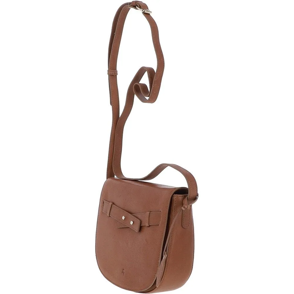 Medium Leather Cross Body Bag Nut - 63009