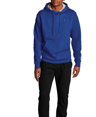 Men's Champion Powerblend Small C Hoodie