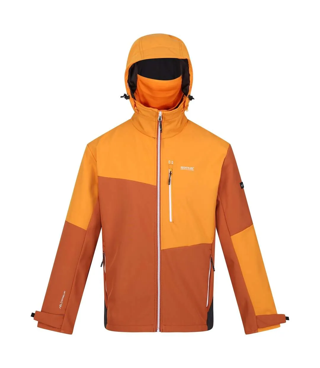 Mens hewitts ix soft shell jacket burnt copper/orange pepper Regatta