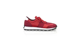 Men's Leather Running Sneakers 56398