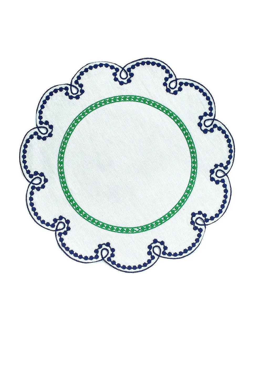 Misette Embroidered Linen Placemats Set Of 4