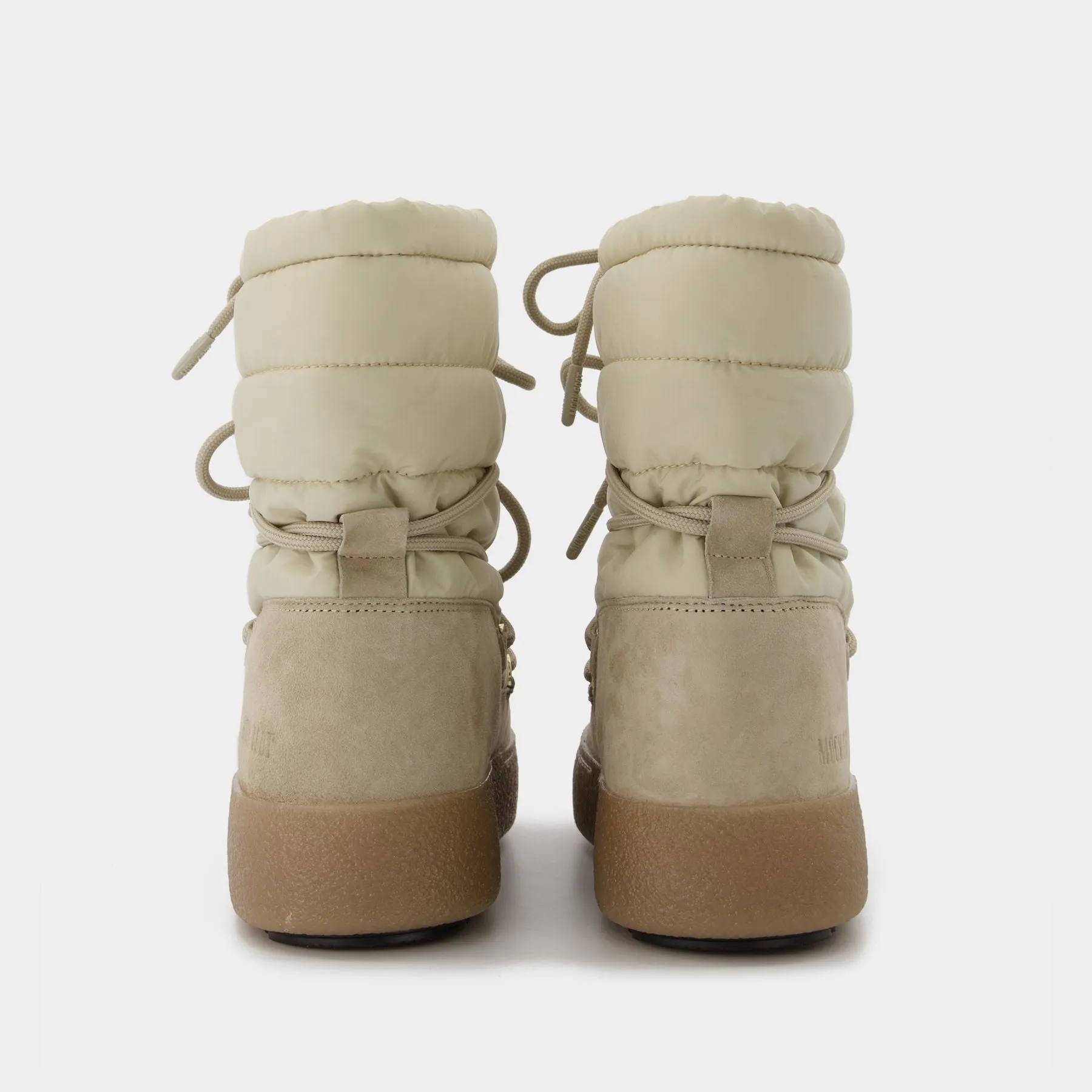 Moon Boot  Moon Boot Ltrack Suede Nylon in Beige