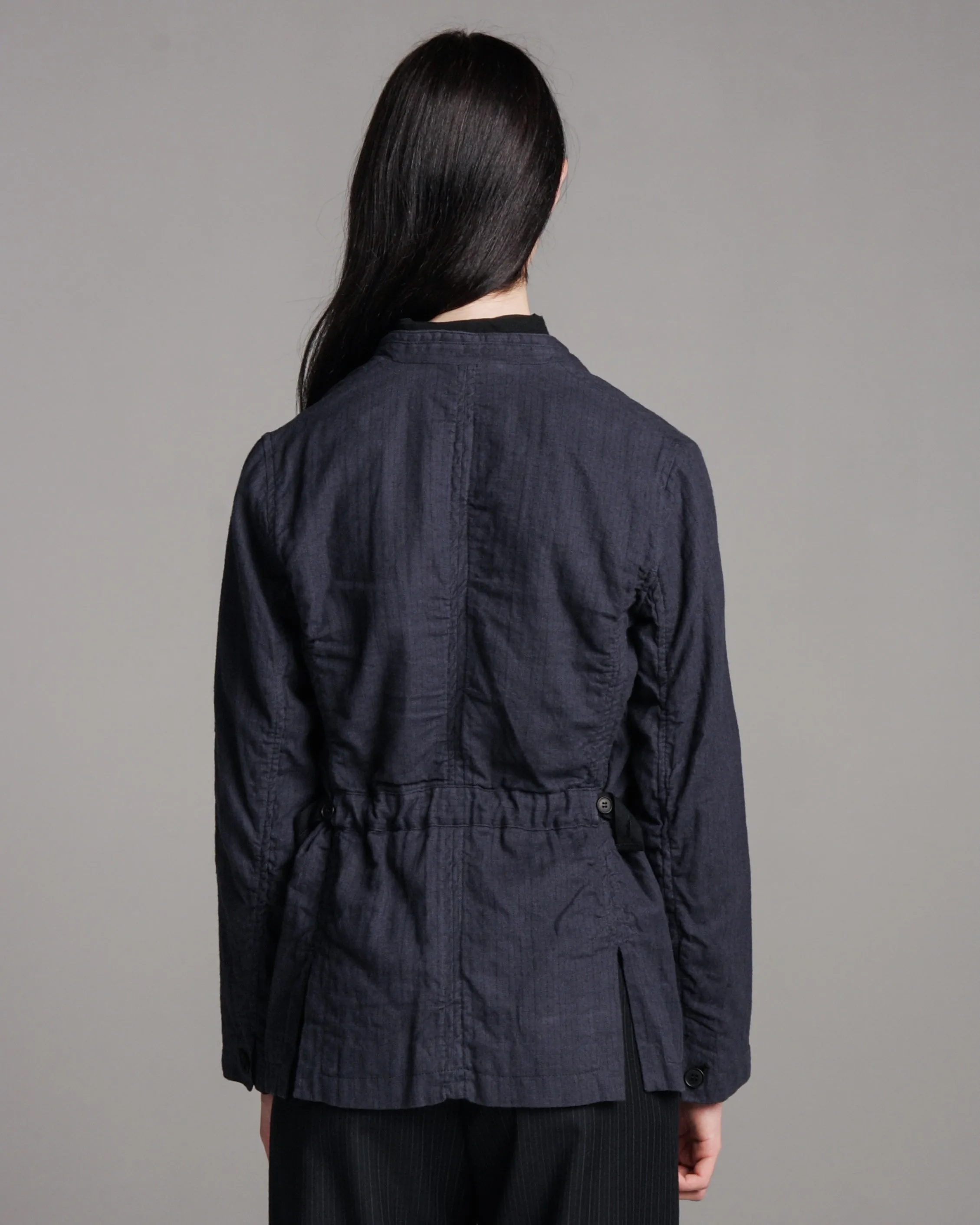 Navy Adjustable Back Jacket