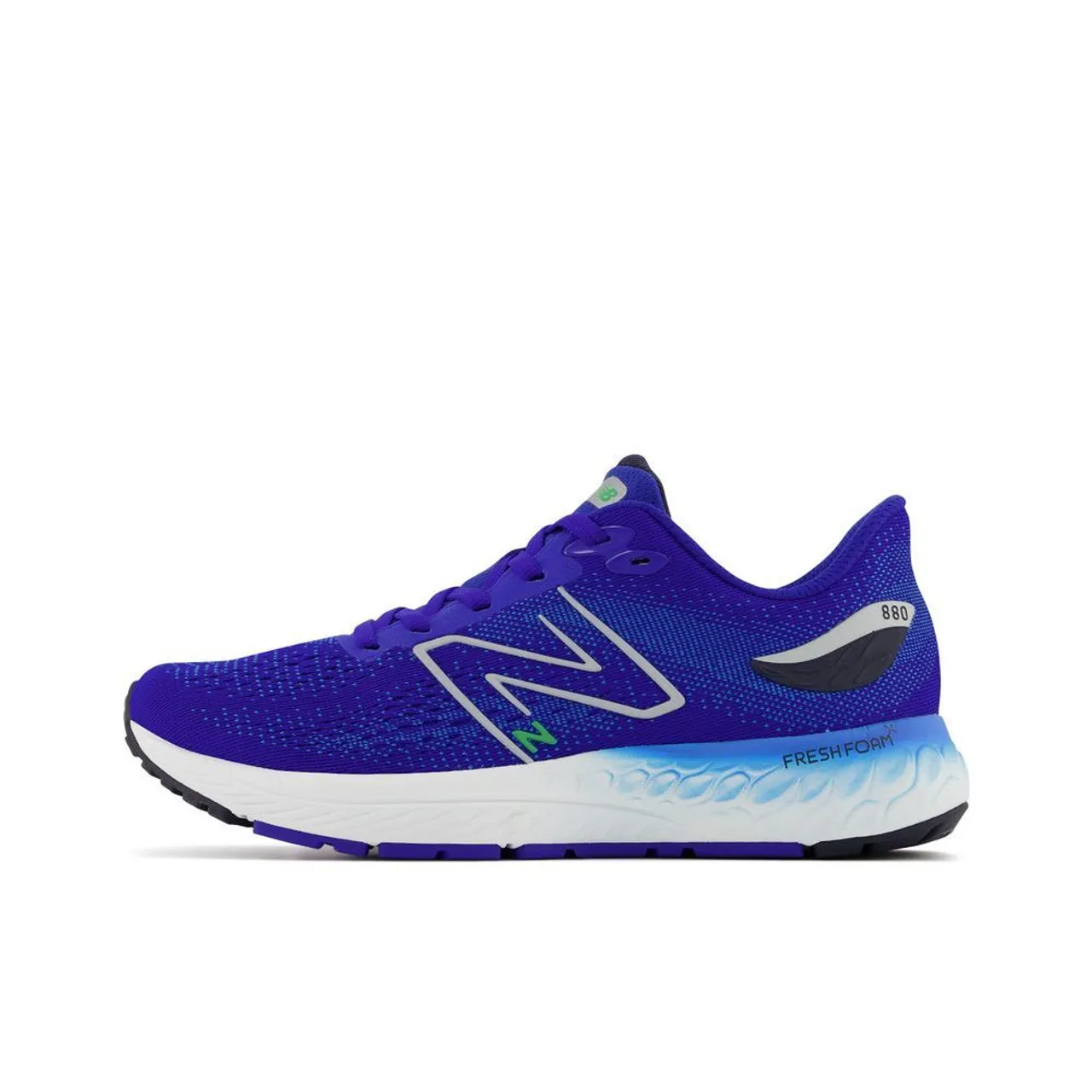 New Balance Big Kid's Fresh Foam X 880v12 - Blue with vibrant spring