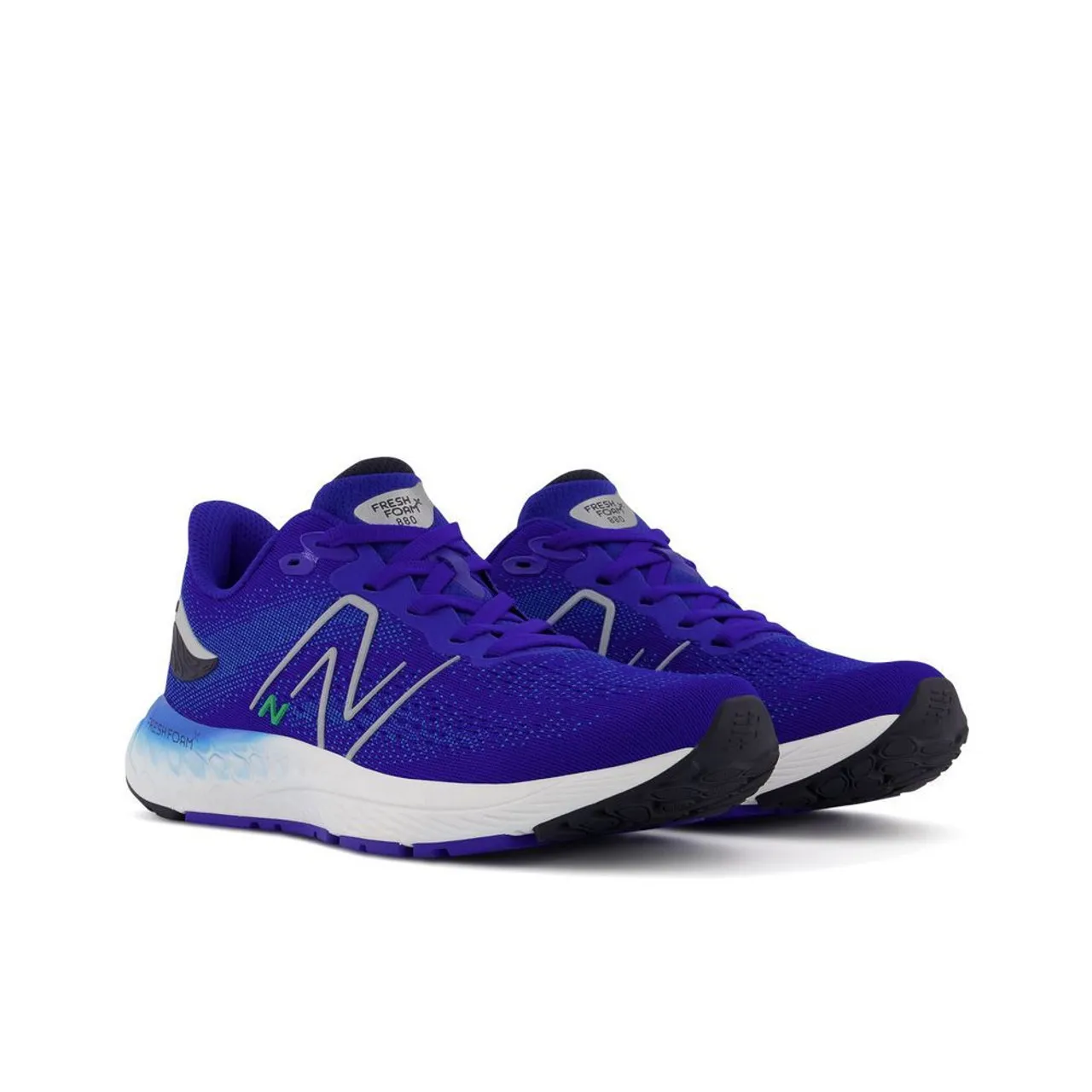 New Balance Big Kid's Fresh Foam X 880v12 - Blue with vibrant spring