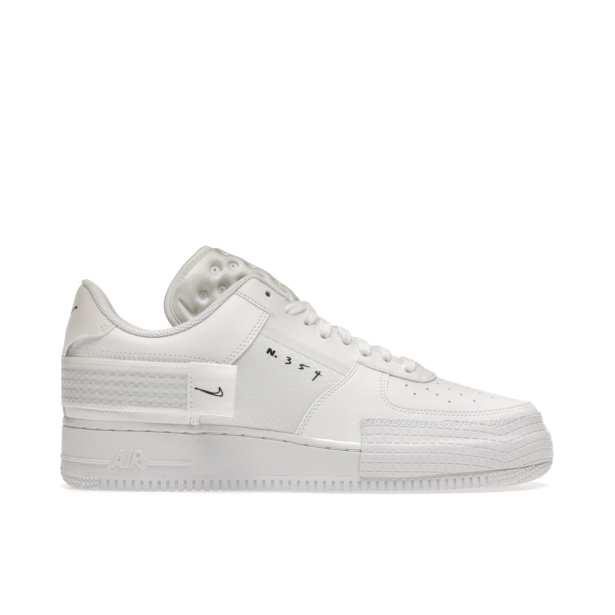 Nike Air Force 1 Type White | CQ2344-101-CT2584-100 | Laced