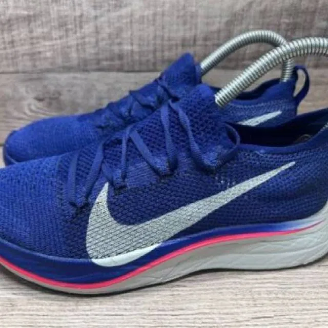 Nike Air Zoom Vaporfly 4% Blue Running AJ3857-400 Men Sz...