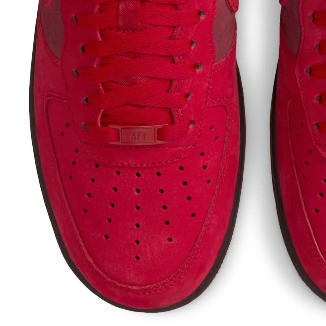 Nike Men Air Force 1 '07 (gym red / gym red-burgundy crush-team red)