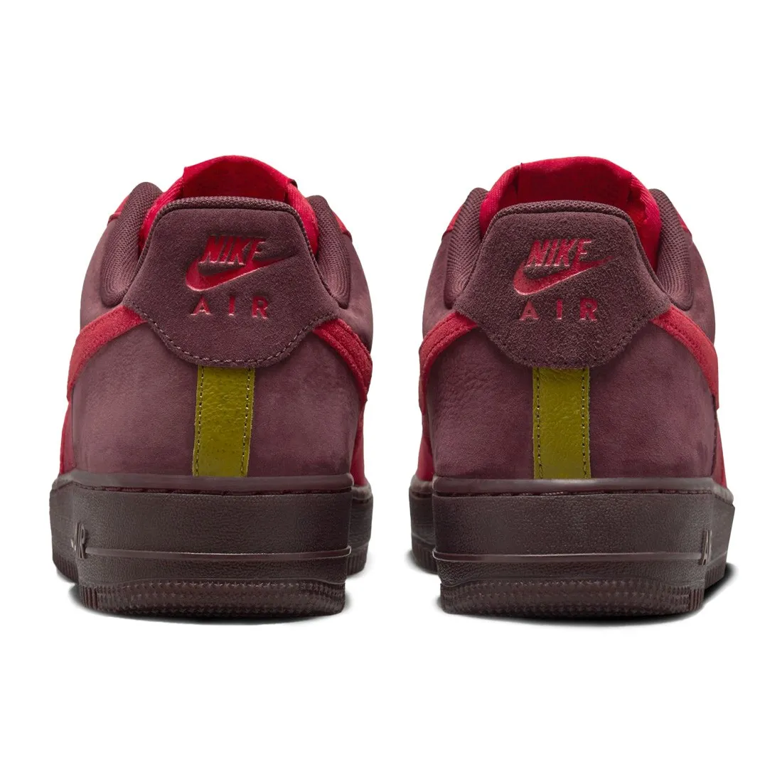 Nike Men Air Force 1 '07 (gym red / gym red-burgundy crush-team red)