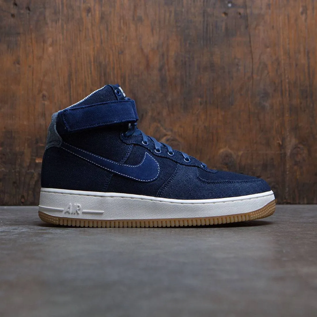 Nike Women Air Force 1 Hi Se (binary blue / muslin-sail-gum light brown)