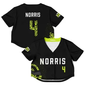 Norris - Carbon Black Fluro Helmet Crop Top