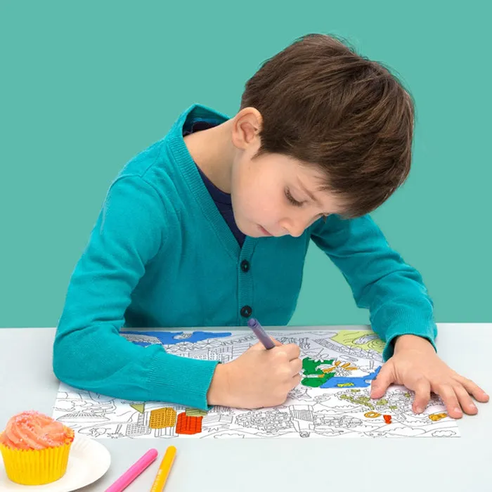 Omy Colouring Placemats Atlas