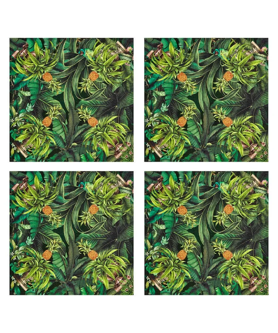 Perfect Pineapple Pack Of 4 Napkins