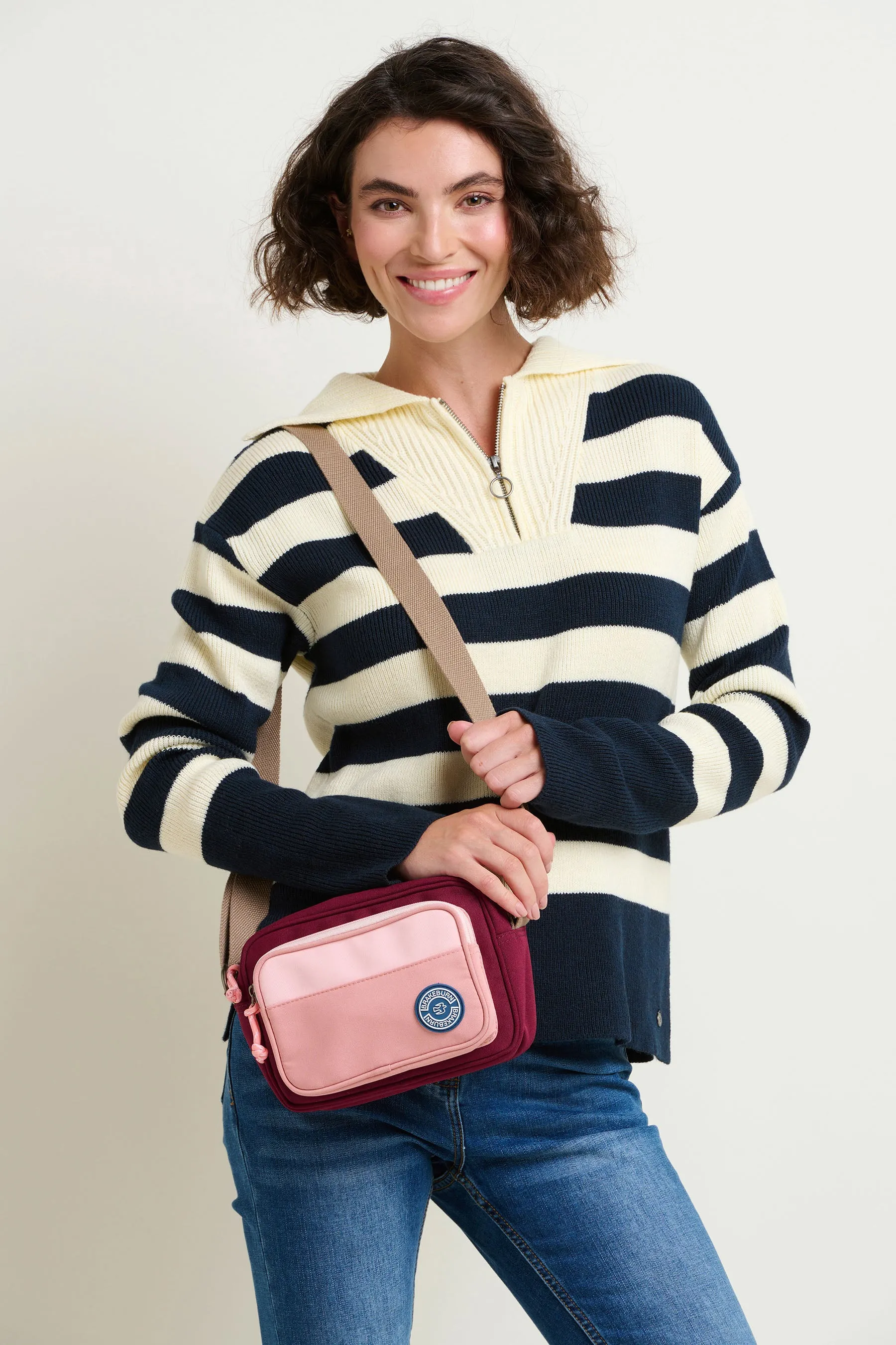 Pink Medium Camera Cross Body Bag