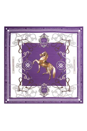 Platinum Jubilee Silk Scarf (Jubilee Purple)