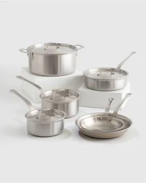 Professional 5-Ply Stainless Steel 10 Piece Cookware Set