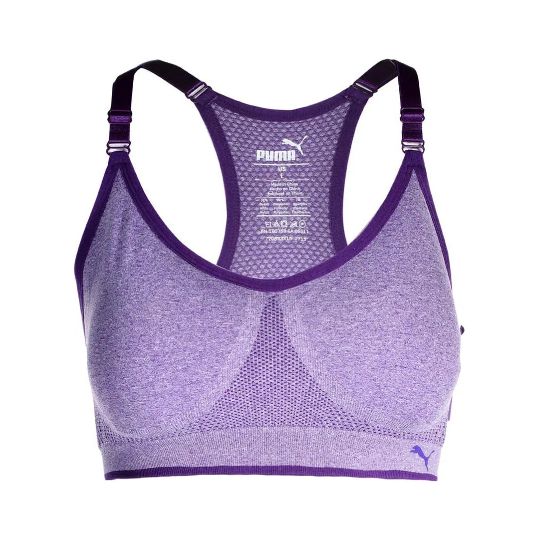 Puma Women's Seamless Sports Bra with Removable Cups