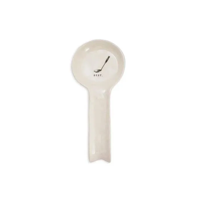 Rae Dunn Classic Kitchen Icon Rest Spoon Rest