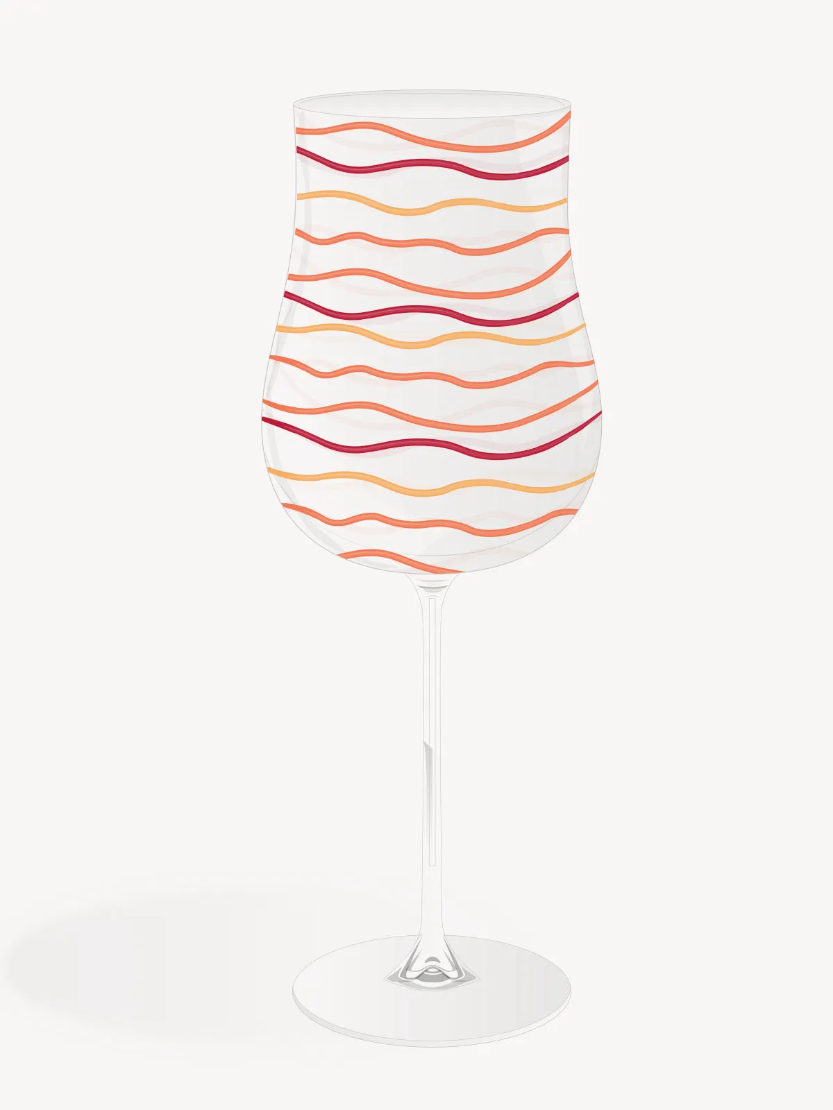 Red Wine Glass Wave