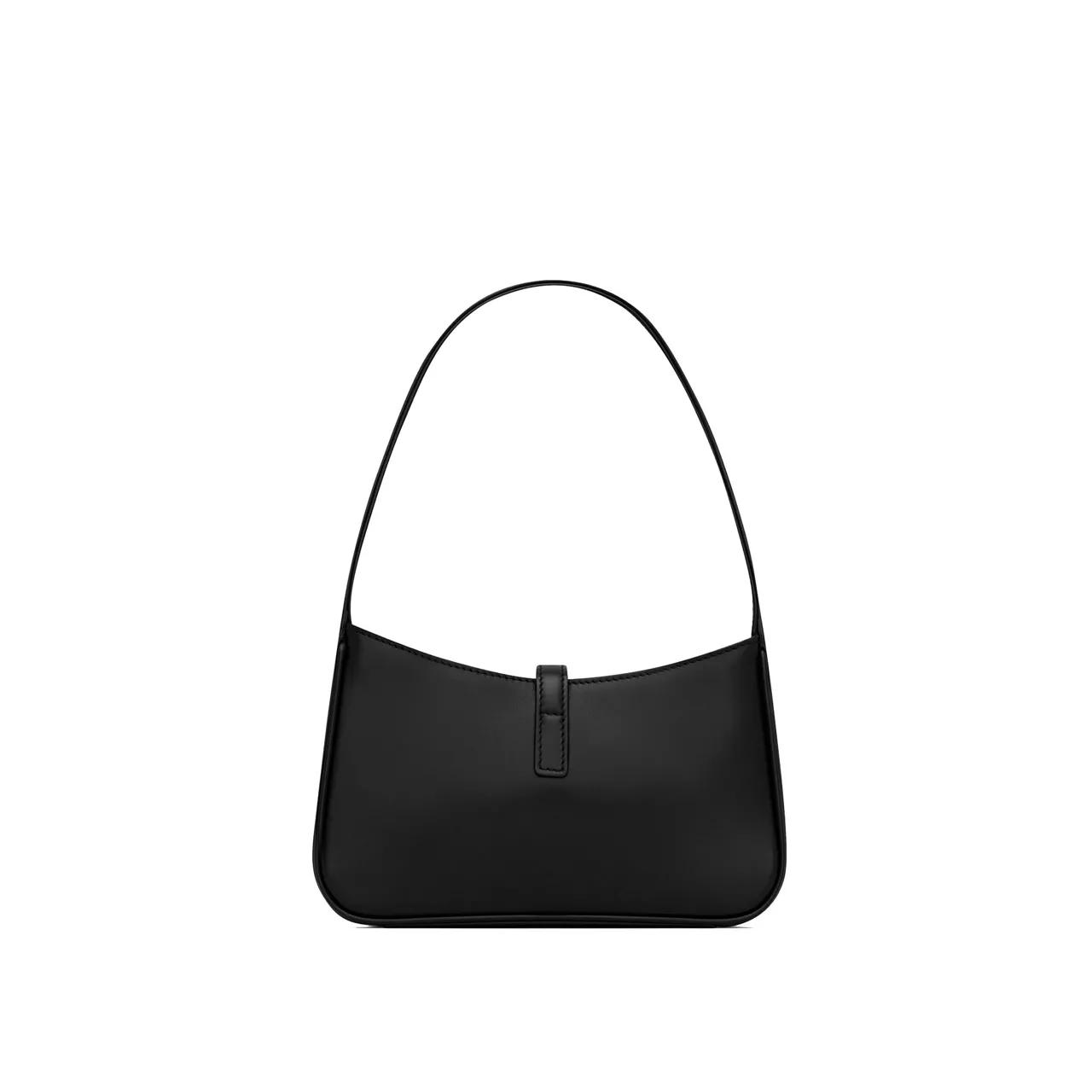 SAINT LAURENT Le 5 À 7 Mini Leather Hobo Bag - NERO