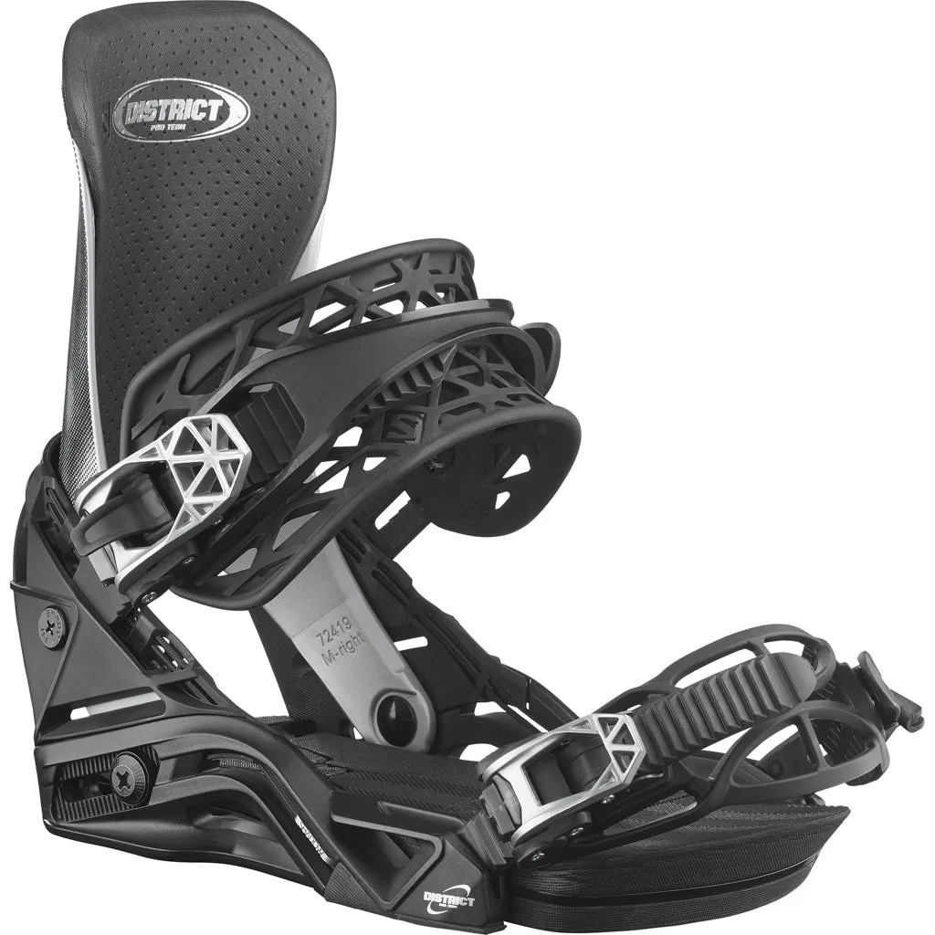 Salomon District Pro Team Snowboard Binding Mens 2025