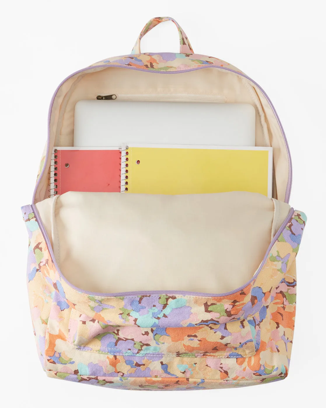 Schools Out Canvas Backpack - Lilac Breeze