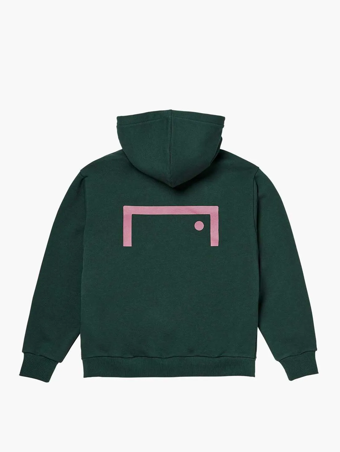 SIGNATURE BASIC FULL ZIP-UP HOODIE-GREEN