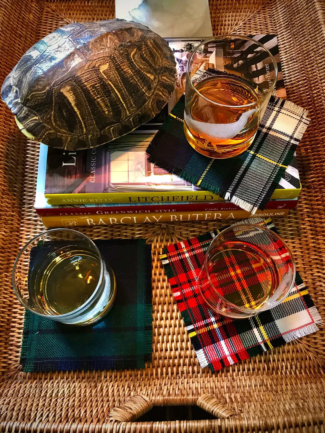 Signature Tartan Cocktail Napkins