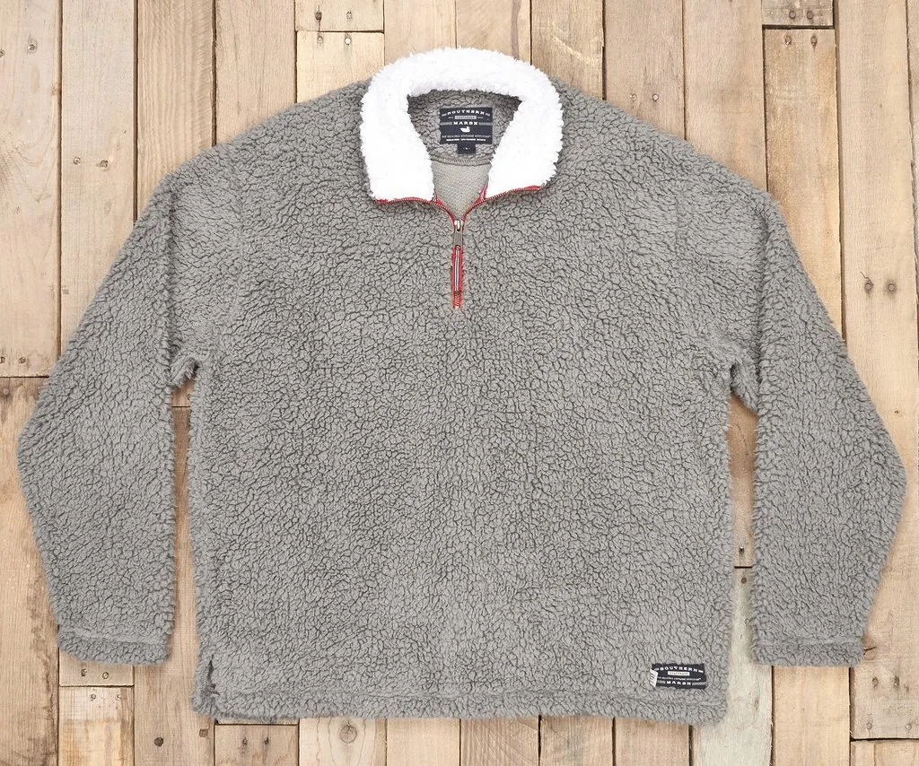 Southern Marsh Appalachian Pile Pullover- Burnt Taupe