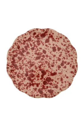 speckled dessert plate