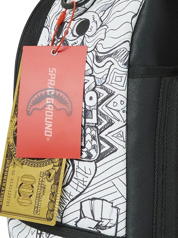 Sprayground Mad Doodles Backpack - White