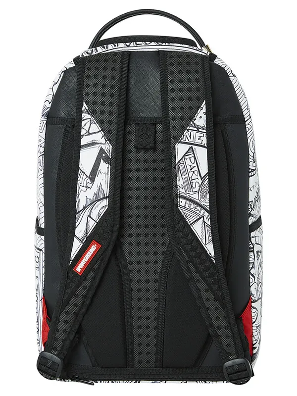 Sprayground Mad Doodles Backpack - White