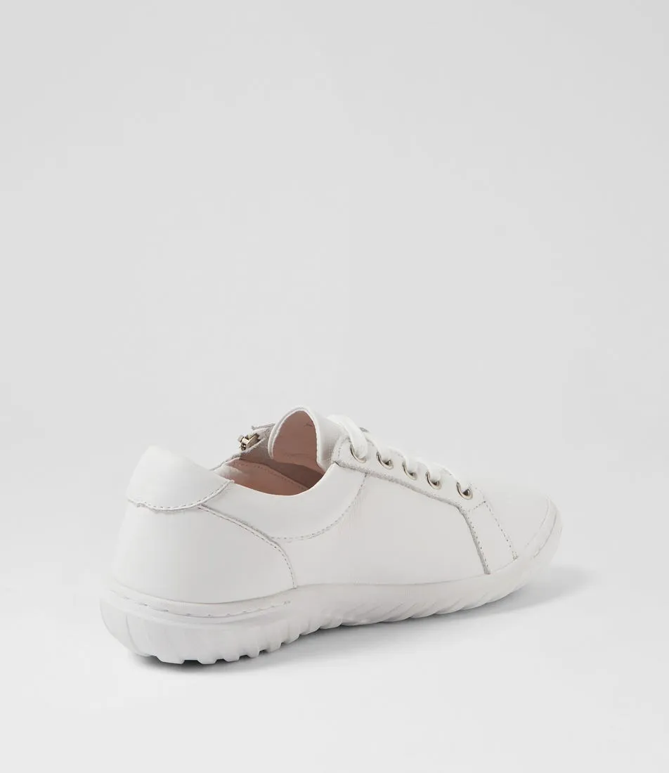 SUPERSOFT Timmi White Leather Sneakers