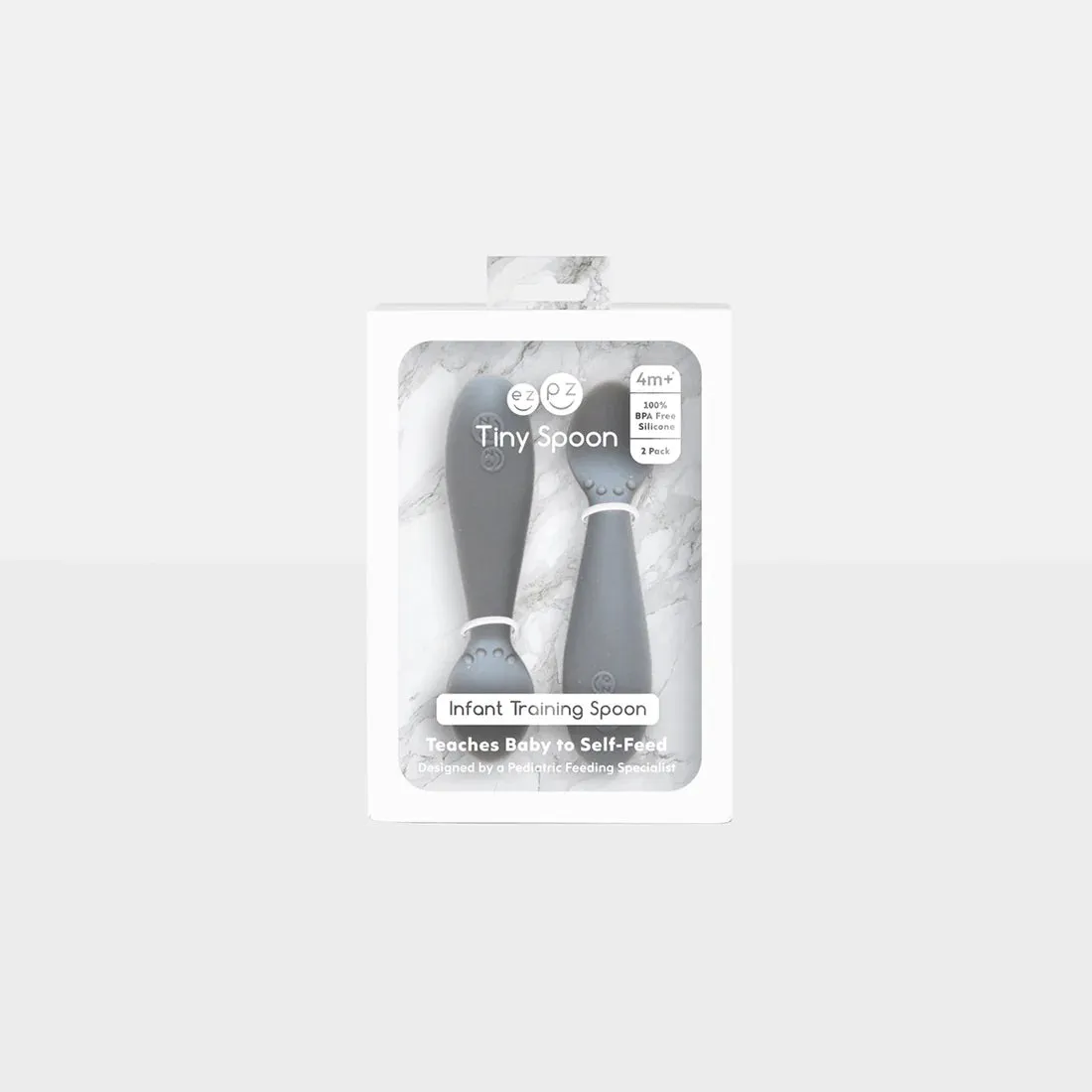 TINY SPOON 2PK - GRAY