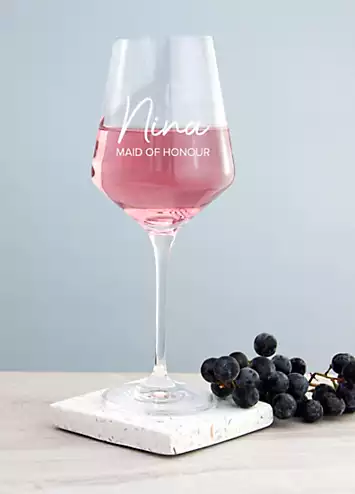 Treat Republic Personalised Wedding Party Wine Glass | Kaleidoscope