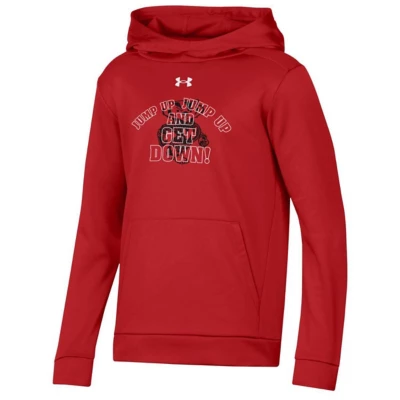 Under Armour Kids' Wisconsin Badgers Get Down Hoodie